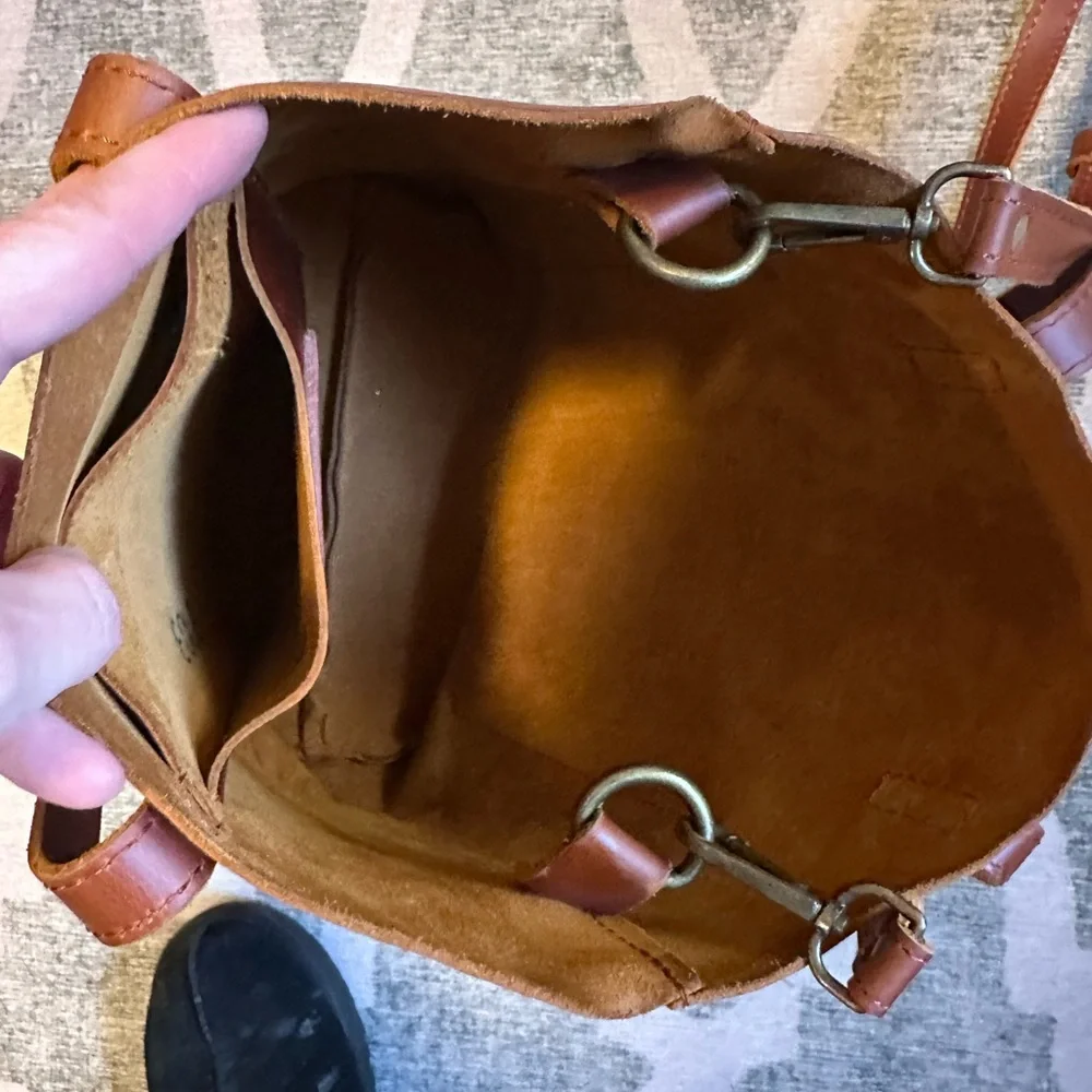 Portland Leather Brown Leather Tote Bag